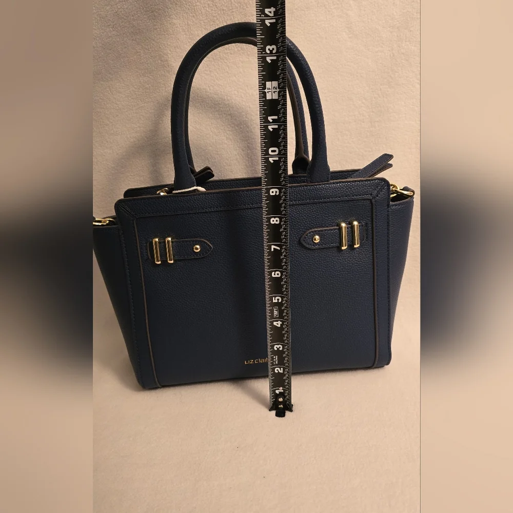 Liz Claiborne Mini Tuxedo Tote Bag, Blue